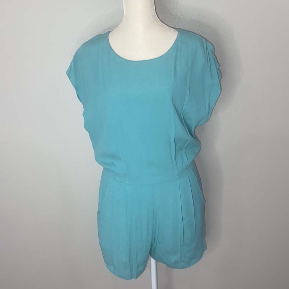 Blaque Label teal romper size XS